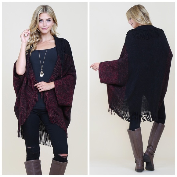 Sweaters - 🥰LAST 1! Tone Fringe Cardigan!